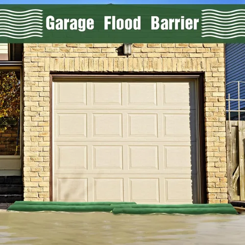 Miniatura 6 de Threan 4 Piezas Sacos de Arena Largos de Lona para Inundaciones Bolsas de Tubo de Arena Protección contra Inundaciones Engrosadas Reutilizables