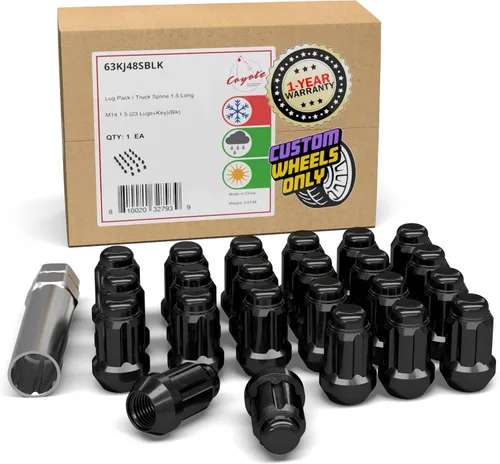Miniatura 10 de Wheel Accessories Parts 20 tuercas hexagonales de 1/2 a 20 roscas de 4.40 pulgadas de largo, cromadas de 7/8 pulgadas y 13/16 pulgadas, para Chevy