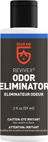 GEAR AID Revivex Eliminador de olores, fórmula totalmente natural para tiendas de campaña, calzado y equipo deportivo, 2 onzas líquidas