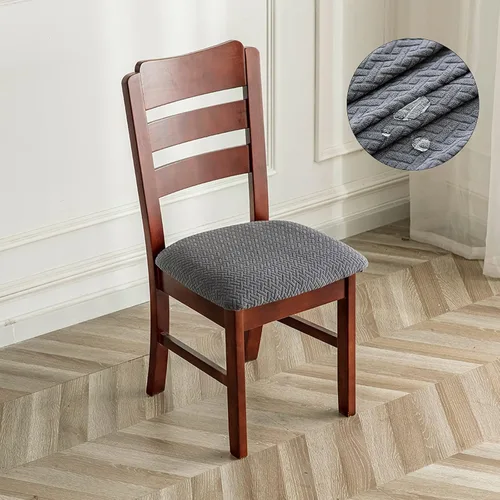 Miniatura 7 de Genina Fundas de Asiento Impermeables para Sillas de Comedor Fundas de Sillas de Comedor Fundas de Asiento de Sillas de Cocina Fundas Protectoras