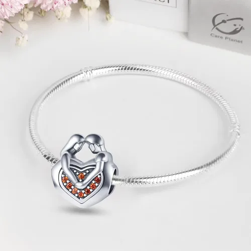 Miniatura 4 de Abalorios de plata de ley 925 para pulseras Pandora, regalos de joyería para mujer y niña.