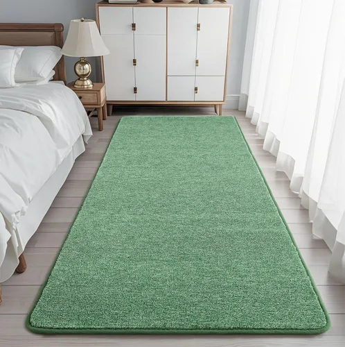 Miniatura 2 de Keeko Alfombra Suave para Pasillo, Alfombras de Pasillo de 2x8 pies para Mesita de Noche Dormitorio Sala de Estar Antideslizante Lavable Moderna