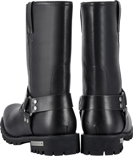 Miniatura 7 de Botas de motocicleta para hombre, impermeables, de piel sintética, botas de media pantorrilla para hombres