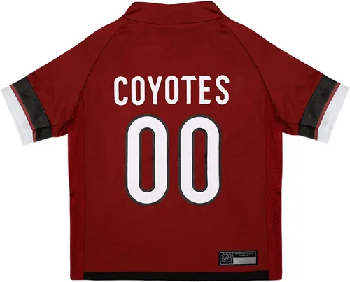 Miniatura 12 de Camiseta NHL Calgary Flames para perros y gatos, talla XL. ¡Deja que tu mascota sea un verdadero fanático de la NHL!
