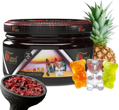 Tanya Herbal Hookah Molasas 100% libre de nicotina y tabaco Sabores de shisha de narguile Sabores orgánicos de shisha de frutas mixtas 50g