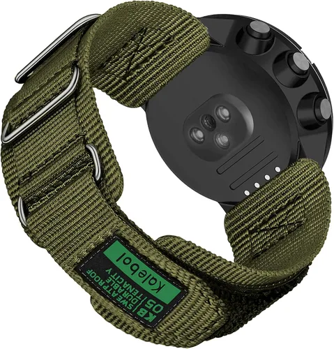 LYSANDRA Compatible con SUUNTO 9/9 Baro/9 Titanium Watch Band, correa deportiva de nailon de 0.945 in con diseño tejido para SUUNTO Spartan