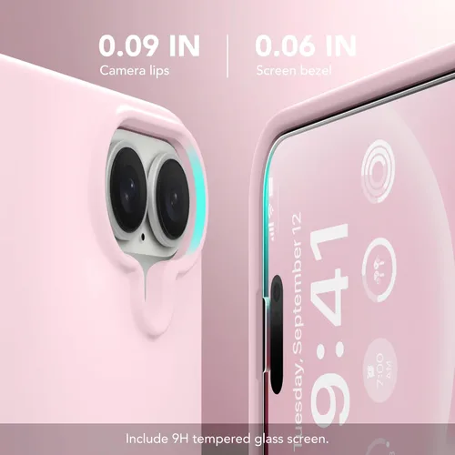Miniatura 6 de GONEZ Funda magnética para iPhone 16, compatible con MagSafe, [protector de pantalla + protector de lente de cámara], funda protectora de silicona
