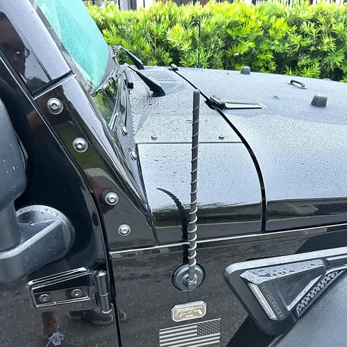 Miniatura 11 de VOFONO - Antena para Jeep Wrangler 4xe JK JL Unlimited Willys Gladiator JT Rubicon Sahara 2007-2025, accesorios Jeep Gladiator, antena Jeep Wrangler
