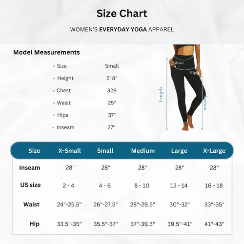 Miniatura 5 de Everyday Yoga Butterlux Women Legging with Dual Side Pockets - Comfy Soft Fabric, High Waisted Legging, Squat Proof, Stretchy