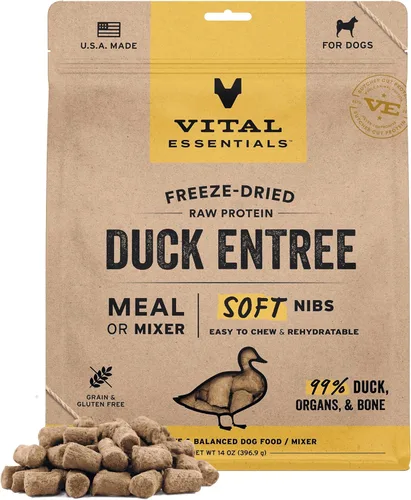 Miniatura 11 de Vital Essentials - Comida para perros liofilizada y cruda de cordero y pescado blanco en trocitos suaves 99% de cordero, pescado blanco, órganos