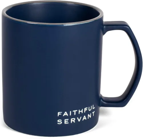 Miniatura 11 de Lighthouse Christian Products Simply Yours Pray - Taza de café de cerámica de 18 onzas, paquete de 4, color negro medianoche