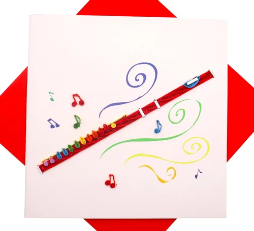 Miniatura 21 de Piano, tarjeta de felicitación 3D hecha a mano, diseño exclusivo dedicado a mano, tarjeta de felicitación para cumpleaños, día de San Valentín, día