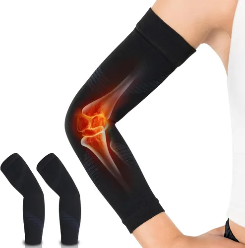 Vive Manga de compresión de brazo para hombres, mujeres, 20-30 mmHg médica graduada con protección UV, para tendinitis, artritis