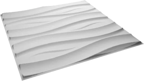 Miniatura 6 de Ekena Millwork WP20X20SSWH 19 5/8 pulgadas de ancho x 19 5/8 pulgadas de alto Swell EnduraWall Decorativo 3D Panel de Pared Cubre 2.67 pies cuadrados