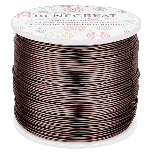 Miniatura 36 de BENECREAT -Alambre de aluminio para joyería de calibre 9, 55 pies, alambre metálico flexible para esculpir, ideal para manualidades de Halloween
