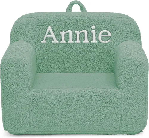 Miniatura 17 de Delta Children Silla Cozee para Niños para Edades de 18 Meses en Adelante, Terciopelo Visón Gris Terciopelo de visón gris