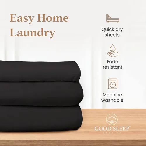 Miniatura 5 de Good Sleep Bedding Sábana Bajera Ajustable Tamaño King Solamente – Sábana bajera suave y transpirable tamaño King de 1000 hilos tamaño King
