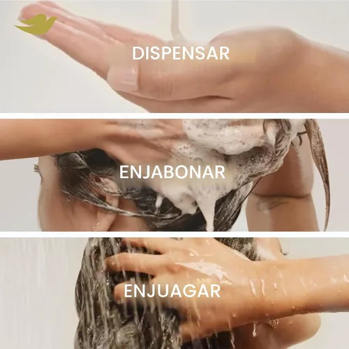 Miniatura 11 de Dove Damage Therapy Champú de humedad diaria para cabello seco con tecnología de cuidado de bio-proteínas y suero hialurónico, 28 onzas líquidas