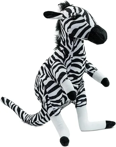 Miniatura 7 de Randimals Figura de Juguete de Canguro Estilo Cebra de 5", Juguete de Figura de Acción de Animal de Goma Dura Premium, Amigo Híbrido Fomenta
