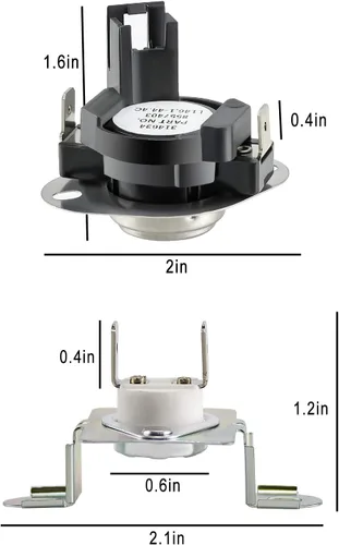 Miniatura 5 de El kit de corte térmico 280148 incluye termostato 8557403 y fusible térmico 8318314, sustituye a 280148VP 1175772 AP3874047 PS991443 EAP991443 por