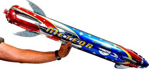 Miniatura 4 de JA-RU Juguete inflable gigante de 41 pulgadas (1 unidad), decoración de fiesta temática espacial para niños. Accesorios inflables para piscina.