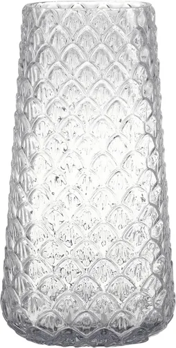 Miniatura 47 de Jarrón de vidrio ámbar para flores, florero para ramo, jarrones de vidrio modernos, jarrones acanalados para sala de estar, dormitorio, mesa