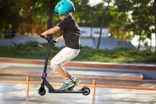 Miniatura 2 de Patinete Pro Trick, scooters de acrobacias de nivel básico para niños de 6 años en adelante, scooter completo de aluminio y ligero BMX Freestyle