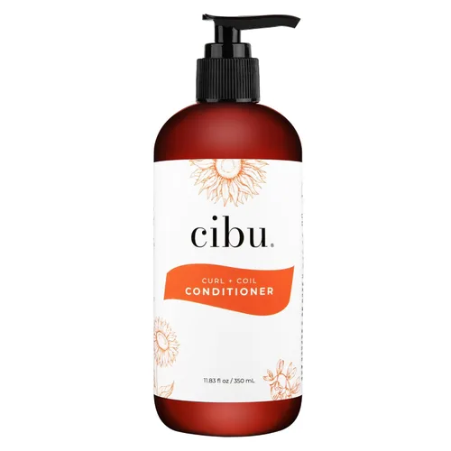 CIBU El champú y acondicionador Curl + Coil limpia, hidrata, revitaliza, desenreda y conserva el rizo natural + bobina para un cabello suave y