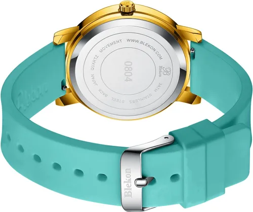 Miniatura 7 de Blekon Pulsometer Nurse Watch with Secondhand – Scrub Matching Band Colors for Medical Professionals – Super Easy to Read Dial w/Day and Date