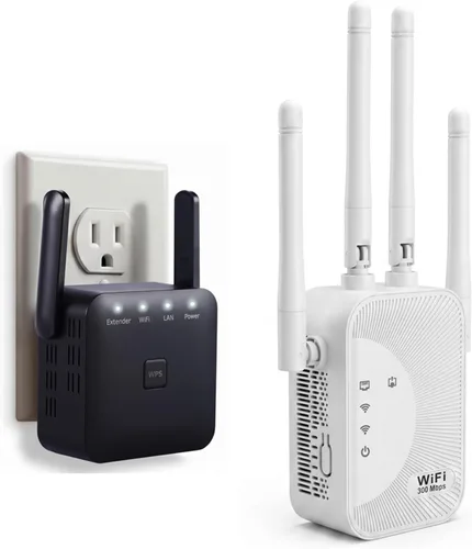 Miniatura 8 de Amplificador de señal WiFi más rápido 2026 cubre 10000 pies cuadrados y 80 dispositivos 2.4 GHz repetidor WiFi de alta velocidad con puerto Ethernet