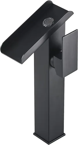 Miniatura 12 de Grifo de lavabo de baño dorado de una sola manija de 1 o 3 agujeros de 4 pulgadas, cascada de 4 pulgadas, grifo de baño moderno de latón para lavabo