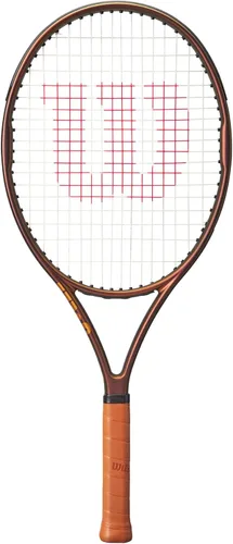 Miniatura 5 de Wilson Raqueta dura de tenis para niños, jóvenes, estudiantes de escuela primaria, modelo de rendimiento, 25-26 pulgadas (encordado)