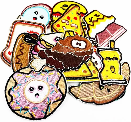 Miniatura 11 de 15 piezas de parches bordados al azar para planchar, bonitos apliques de costura para chaquetas, sombreros, mochilas, jeans, accesorios de bricolaje