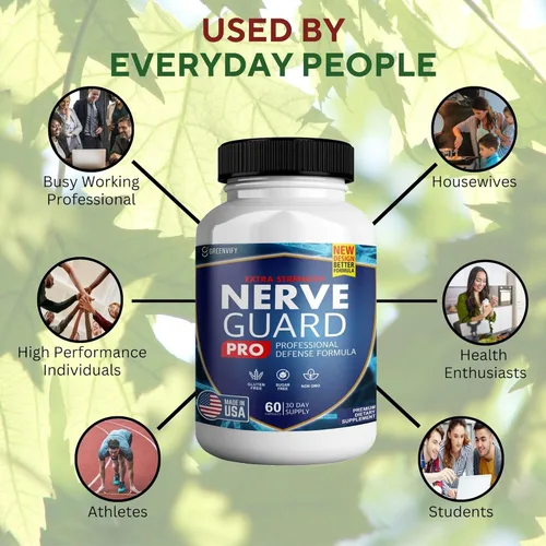Miniatura 4 de Nerve Guard Plus Pro - Fórmula nerviosa avanzada con ingredientes esenciales para alivio y apoyo integral a largo plazo de la salud nerviosa (2)
