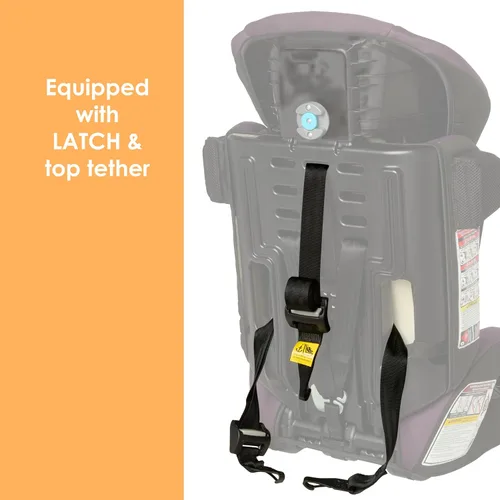 Miniatura 16 de Baby Trend Hybrid SI 3 en 1 - Asiento de coche con refuerzo de combinación con protección contra impactos laterales, Dash Orchid Orquídea Dash