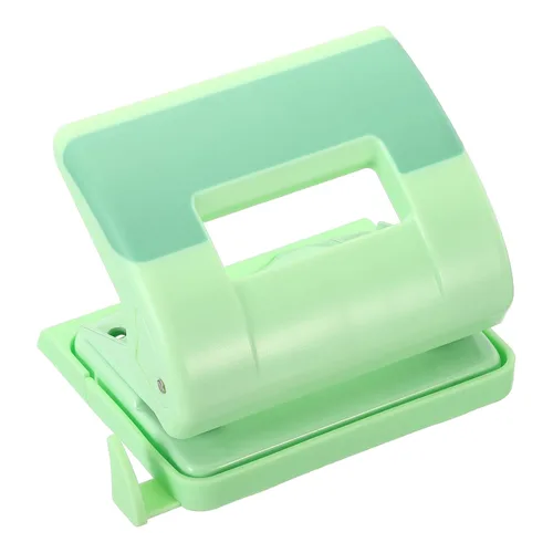 Miniatura 9 de PATIKIL Perforadora de papel de 2 agujeros de 1/4 pulgadas, perforadora de agujero de metal, capacidad de perforación, perforadora ajustable