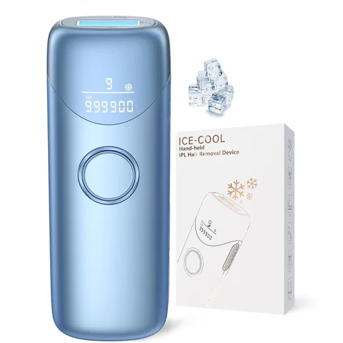 Ubroo Depilación láser, dispositivo de depilación IPL con enfriamiento de hielo de 41.0 °F, depilación láser en casa para mujeres y hombres, uso de