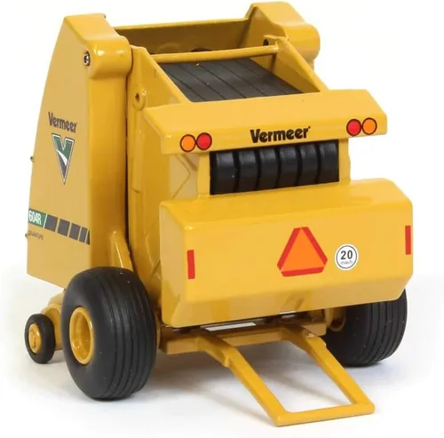 Miniatura 4 de Vermeer Model 604R - Bailer redondo para heno con bala de heno a escala 1:64, modelo fundido a troquel - Speccast - Cust1639