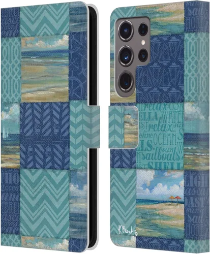 Miniatura 16 de Head Case Designs Funda de piel con licencia oficial de Paul Brent Agate Mermaid Coastal para Samsung Galaxy S24 Ultra 5G