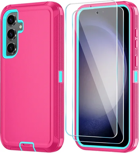Miniatura 11 de ONOLA Funda para Samsung Galaxy S23 FE con protector de pantalla HD, resistente, a prueba de golpes y caídas, 3 capas, para Galaxy S23 FE de 6.4