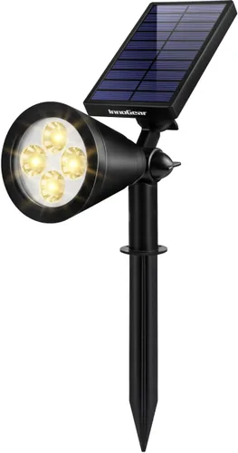 Miniatura 20 de InnoGear Luces solares 2 en 1, impermeables, para exteriores, paisajismo, iluminación, luz de pared, encendido/apagado automático, para patio