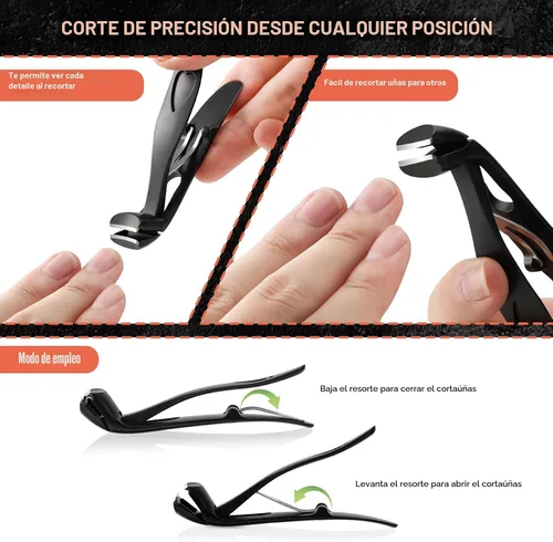 Miniatura 3 de BEZOX Cortauñas de Cabeza Angulada para Uñas de los Pies para Personas Mayores para Uñas Gruesas - Cortauñas Ergonómico para Uñas de los Pies