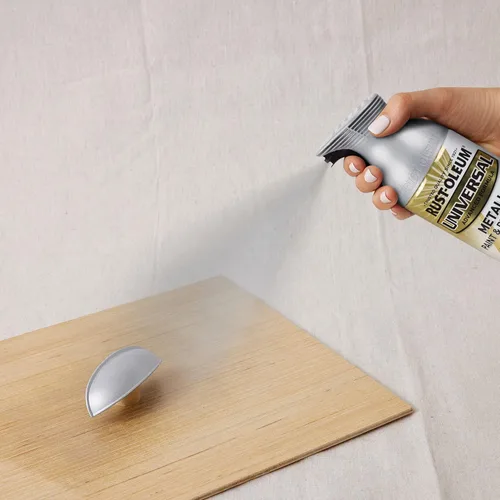 Miniatura 6 de Rust-Oleum 245220 Pintura en aerosol metálica universal para todas las superficies, 11 onzas, plata titanio plateado titanio