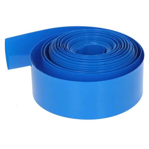 Miniatura 37 de Aicosineg 20 tubos termorretráctiles de batería de 2.83 pulgadas de longitud, 1.18 pulgadas de ancho de aplanamiento, aislamiento térmico de PVC