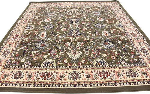 Miniatura 219 de Unique Loom Colección Sialk Hill - Alfombra de área Washington (3 pies 3 pulgadas x 5 pies 3 pulgadas, rectángulo, burdeos/crema)