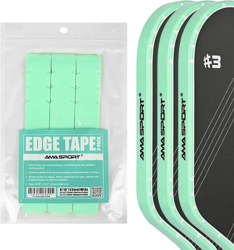 Miniatura 91 de PICKLETECH Cinta de protección de pala de pickleball – Protector de borde de cabeza de paleta – Cinta de protección de borde de raqueta ajuste