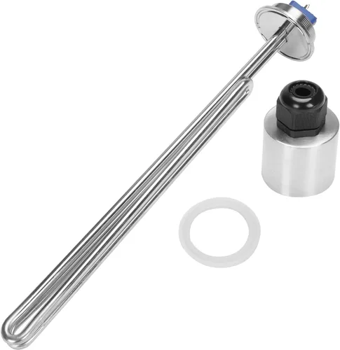 Miniatura 11 de DERNORD Calentador de agua eléctrico de 2 pulgadas (OD64) Tri-clamp 120V 1650W Foldback Elemento de calefacción con baja densidad de vatios