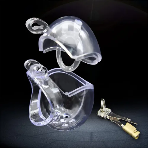 Jaula de castidad masculina en forma de huevo con bloqueo invisible, jaula para pene con anillo de púas de sujeción completa, dispositivo de
