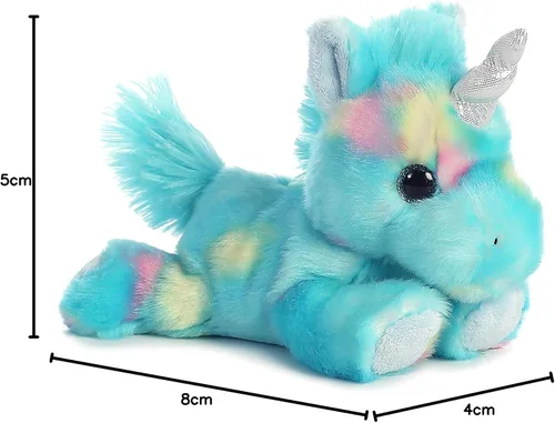 Miniatura 5 de Animal de peluche unicornio brillante de fantasía Blueberry Ripple 16701 de 7 pulgadas de Aurora