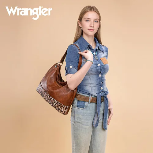 Miniatura 16 de Wrangler Hobo - Bolsas para mujer de cuero vegano con asa superior, bolsos de hombro y bolsos